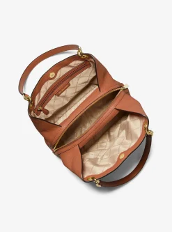 Grand cabas Kensington en cuir grainé