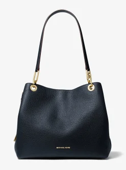 Grand cabas Kensington en cuir grainé