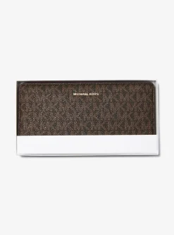 Grand portefeuille Bryant avec logo Signature et bouton-pression sur le devant