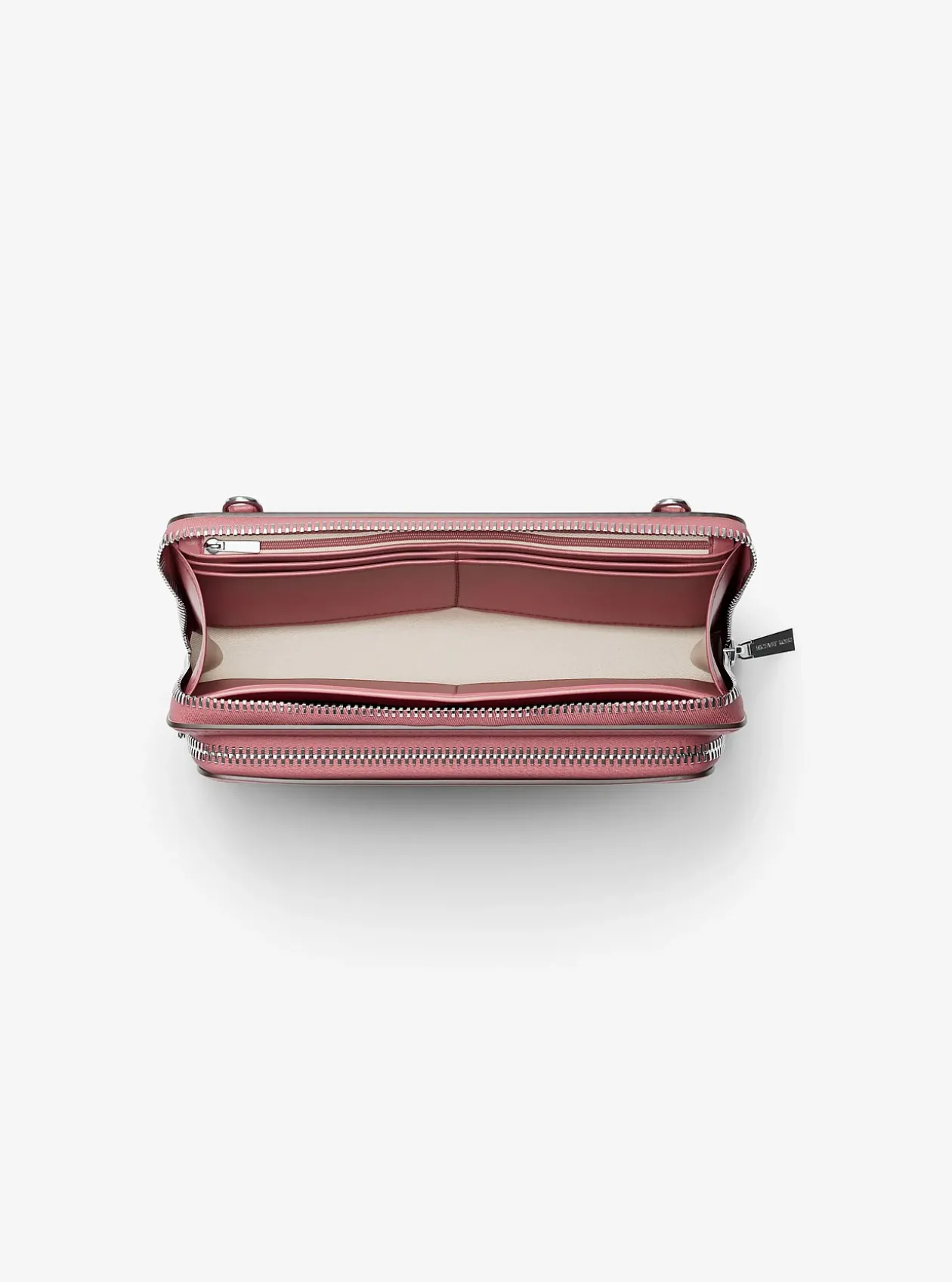 Grand sac à bandoulière Jet Set en cuir grainé