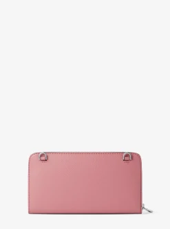 Grand sac à bandoulière Jet Set en cuir grainé