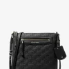 Grand sac à bandoulière Jet Set Travel en cuir à logo en relief