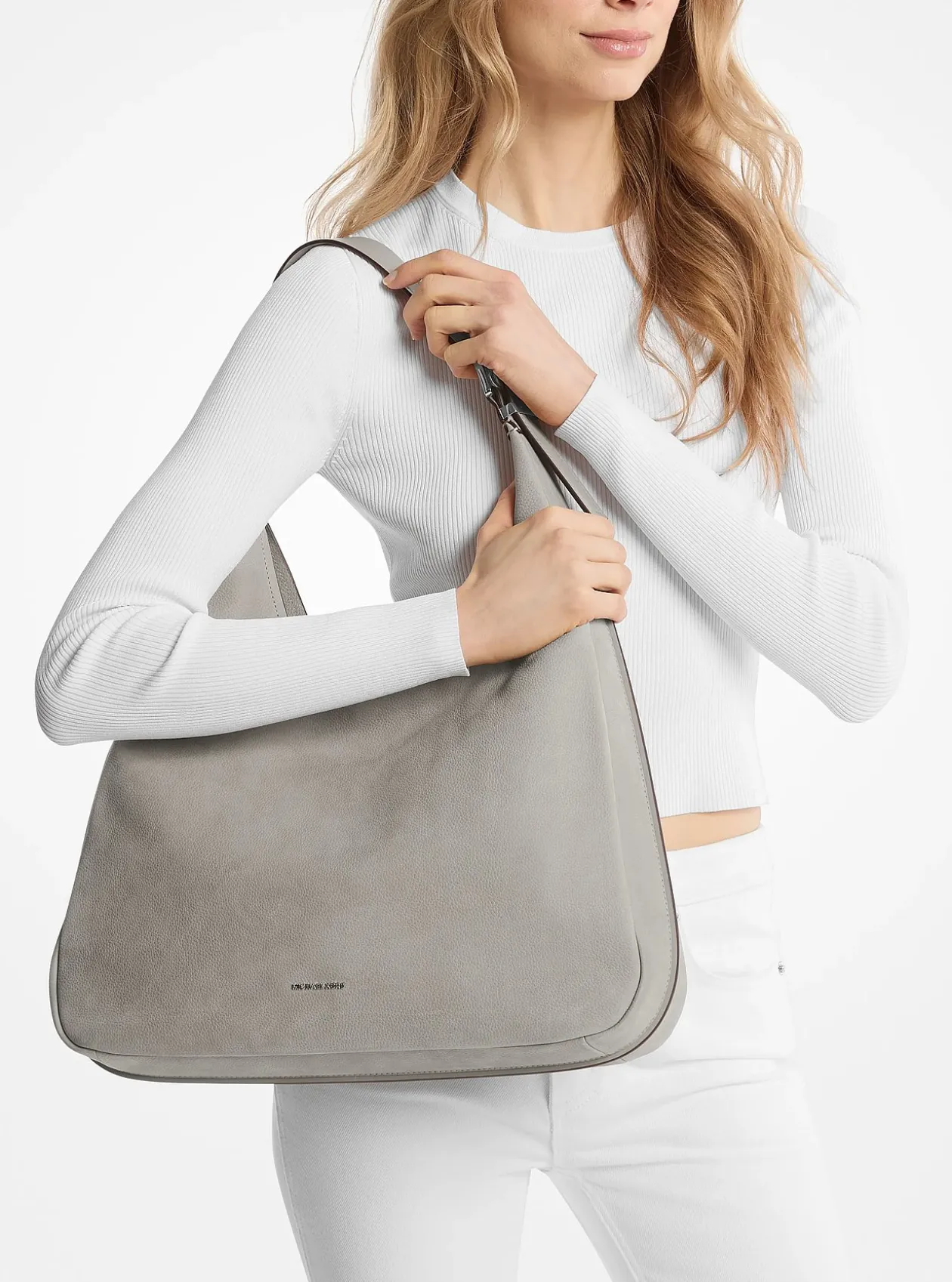 Grand sac porté épaule bohème Nolita en nubuck