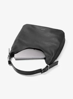 Grand sac porté épaule bohème Nolita en cuir grainé