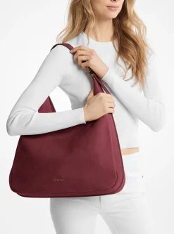Grand sac porté épaule bohème Nolita en nubuck