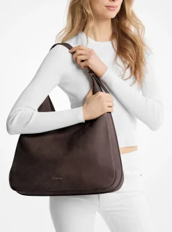 Grand sac porté épaule bohème Nolita en nubuck