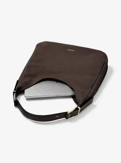 Grand sac porté épaule bohème Nolita en nubuck