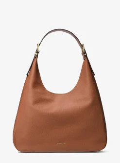 Grand sac porté épaule bohème Nolita en cuir grainé