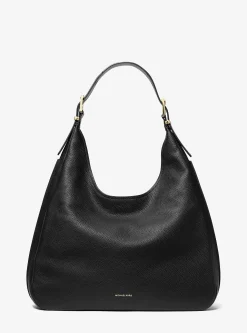 Grand sac porté épaule bohème Nolita en cuir grainé