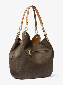 Grand sac porté épaule Lillie avec logo