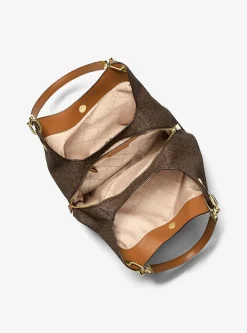 Grand sac porté épaule Lillie avec logo