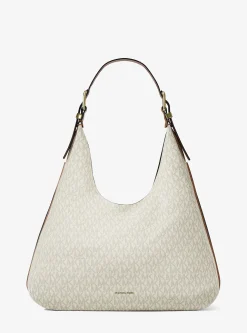 Grand sac porté épaule Nolita à logo Signature