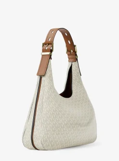 Grand sac porté épaule Nolita à logo Signature