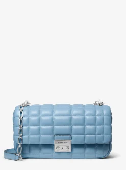 Grand sac porté épaule Tribeca en cuir matelassé