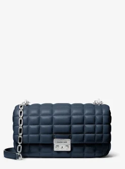 Grand sac porté épaule Tribeca en cuir matelassé