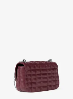Grand sac porté épaule Tribeca en cuir matelassé