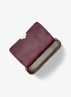 Grand sac porté épaule Tribeca en cuir matelassé