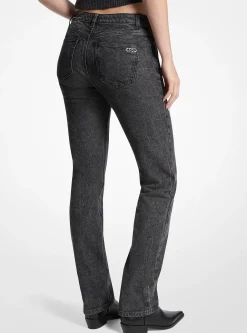 Jean cigarette en denim extensible