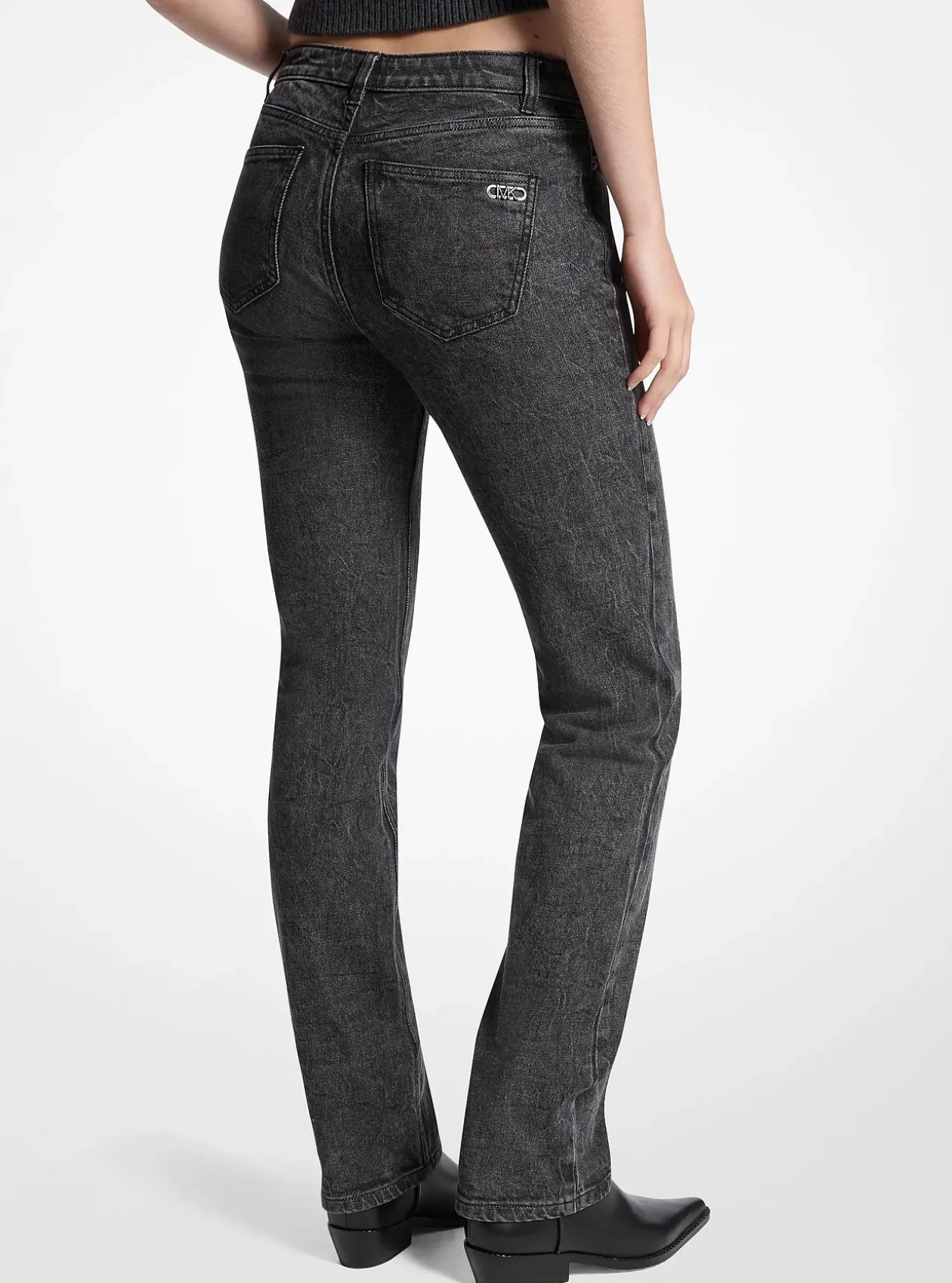 Jean cigarette en denim extensible