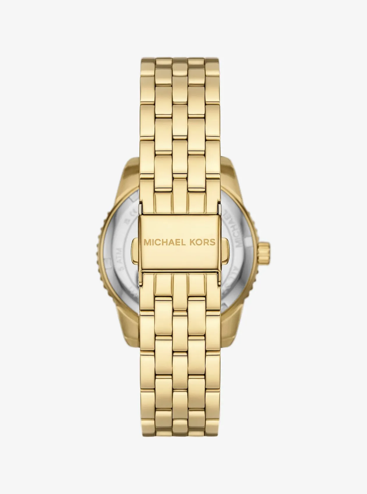 Mini montre Bryant dorée à pierres pavées et logo