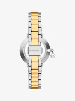 Mini montre Pyper bicolore à pierres pavées