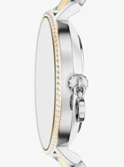 Mini montre Pyper bicolore à pierres pavées
