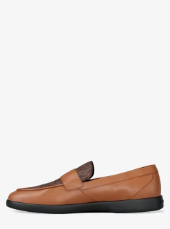 Mocassin Wesley en cuir et à logo Signature
