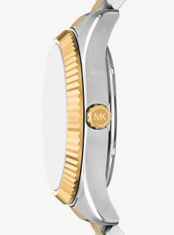 Montre Lexington bicolore surdimensionnée