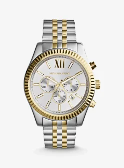 Montre Lexington bicolore surdimensionnée