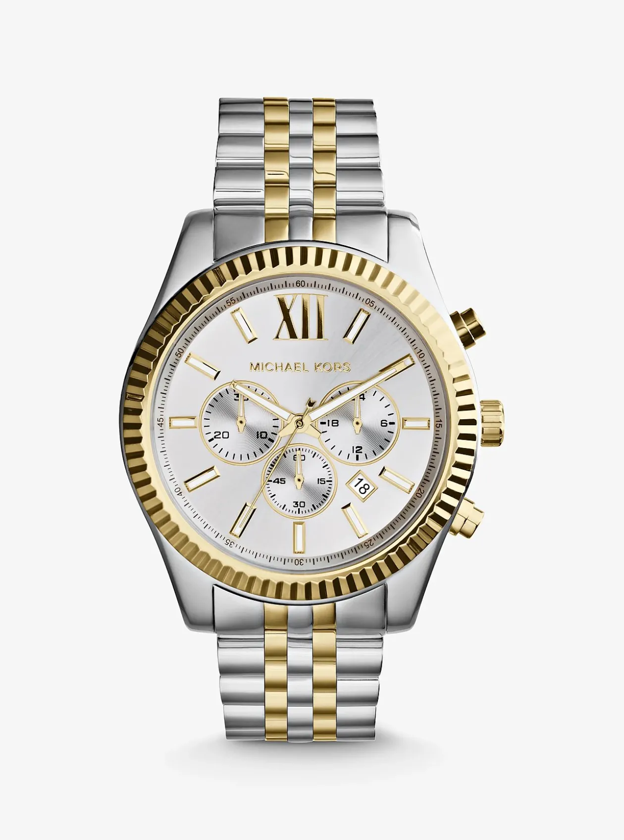 Montre Lexington bicolore surdimensionnée