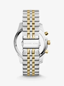 Montre Lexington bicolore surdimensionnée