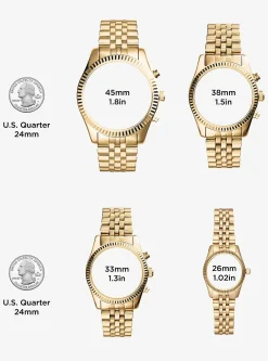 Montre Lexington dorée