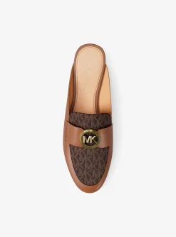 Mule Mckenzie en cuir et à logo