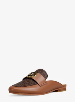 Mule Mckenzie en cuir et à logo