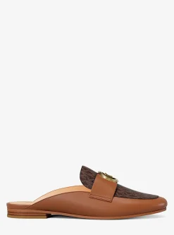 Mule Mckenzie en cuir et à logo