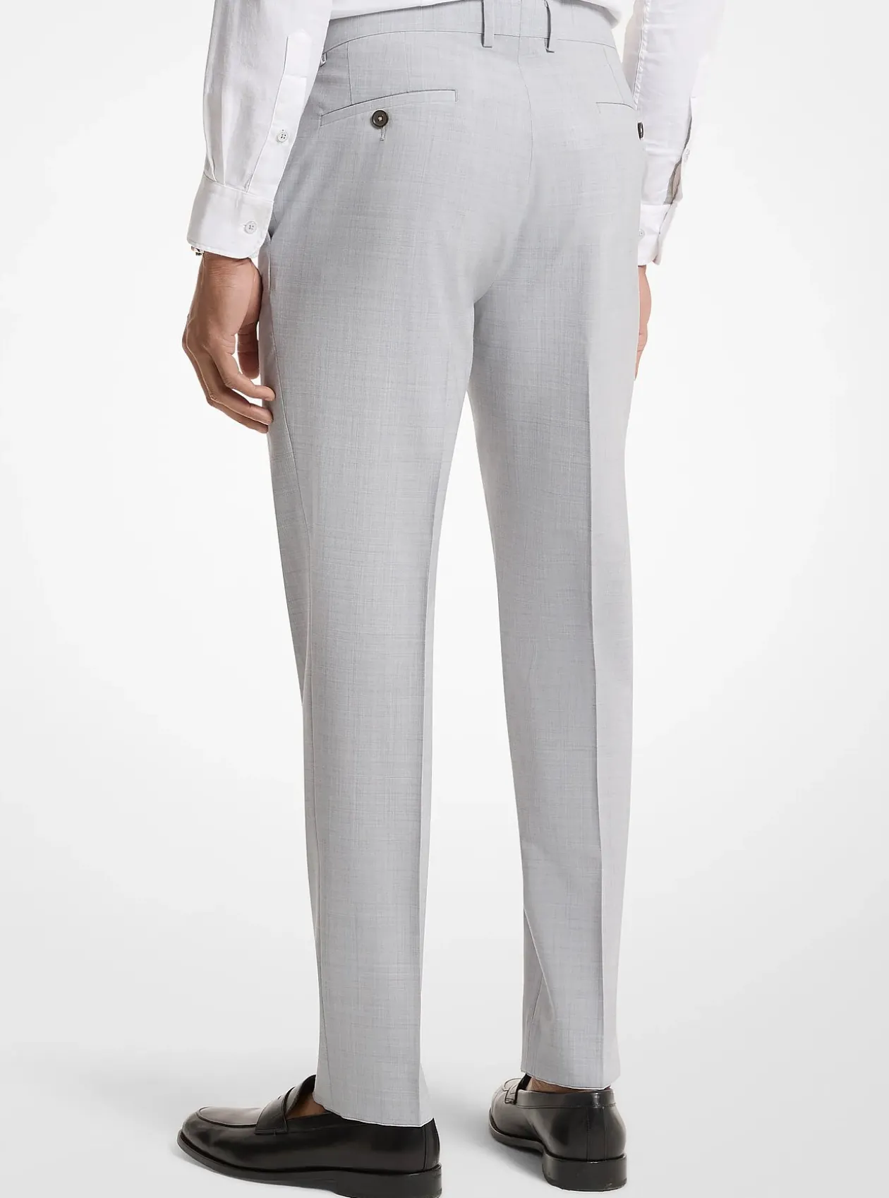 Pantalon en mélange de laine