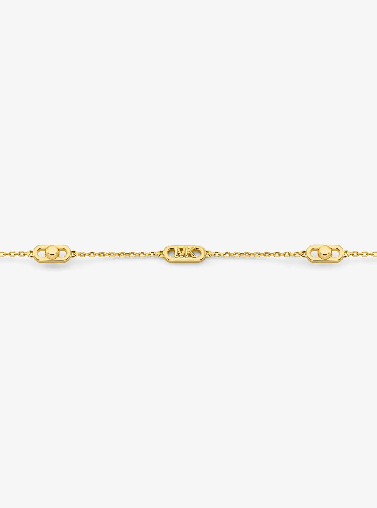 Petit collier à maillons Astor, en argent sterling plaqué en métal précieux
