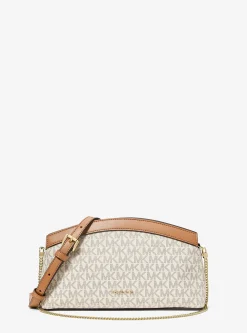 Petite pochette Athena convertible à logo Signature