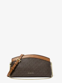 Petite pochette Athena convertible à logo Signature