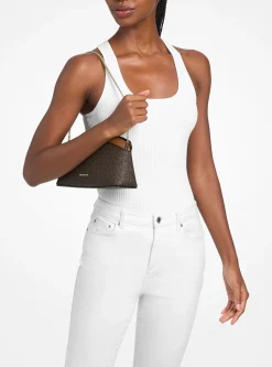 Petite pochette Athena convertible à logo Signature