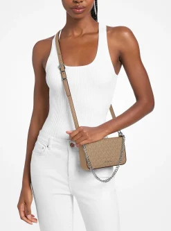 Petite pochette Bryant convertible à logo Signature