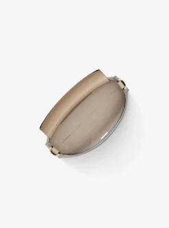 Petite pochette Bryant convertible en cuir grainé