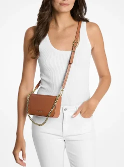 Petite pochette Bryant convertible en cuir grainé