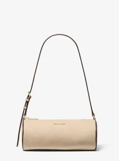 Petite pochette cylindrique Izzy en nubuck