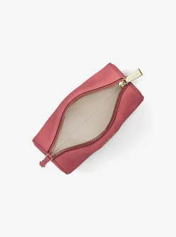 Petite pochette cylindrique Izzy en nubuck