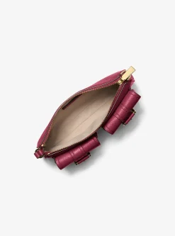 Petite pochette Zoe en cuir grainé