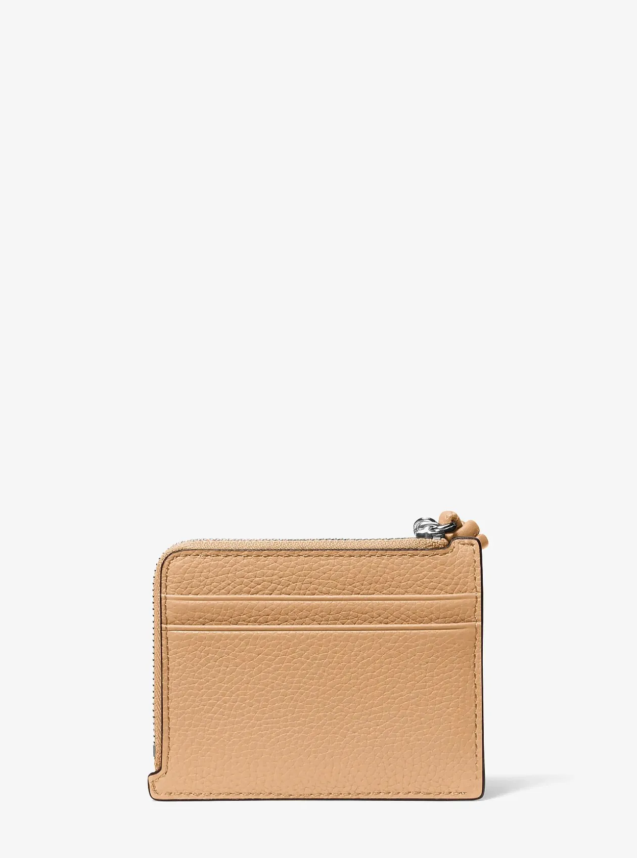 Petit porte-cartes Jet Set en cuir grainé à dragonne