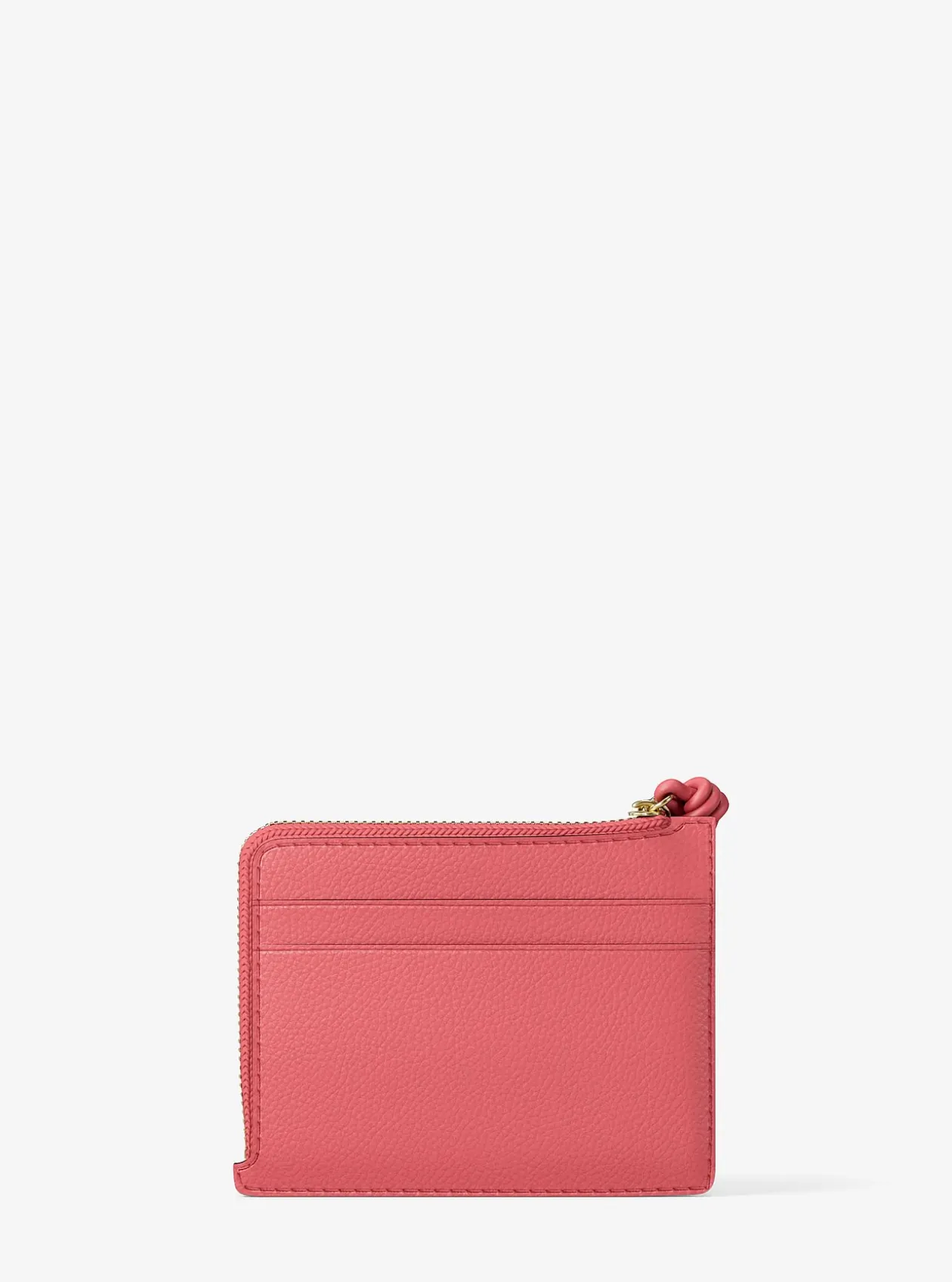 Petit porte-cartes Jet Set en cuir grainé à dragonne