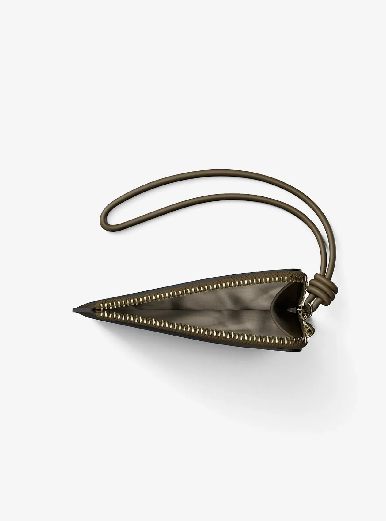 Petit porte-cartes Jet Set en cuir grainé à dragonne