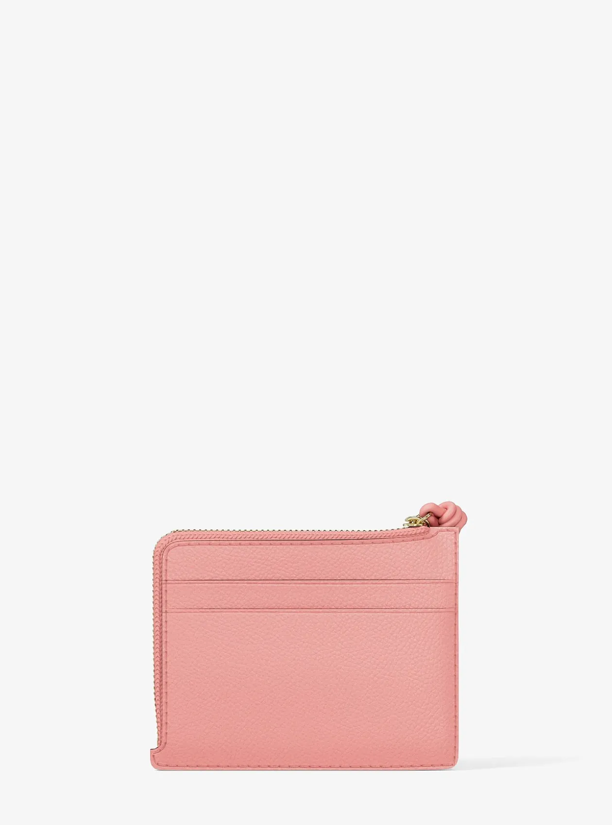 Petit porte-cartes Jet Set en cuir grainé à dragonne